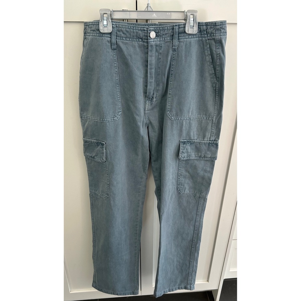 Velvet Heart Denim Cargo Pants Pockets Casual‎ Blue Size M 
Utility Chic